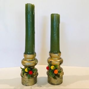 Vintage Candles Mid Century Christmas Candles 2